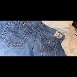 Pink Stitch true religion jeans